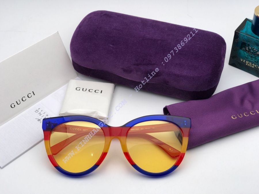 KÍNH MẮT NỮ GUCCI CAO CẤP - GUCCI COLLECTION 2018 GG1079SA YELLOW