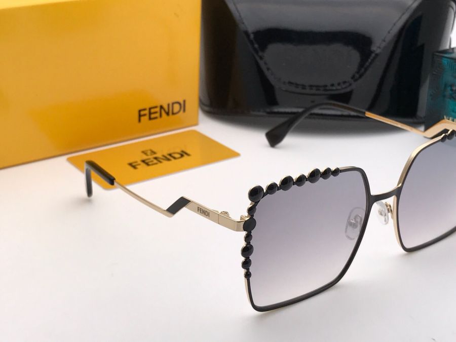 KÍNH MẮT CAO CẤP FENDI HOTGIRL 2018 - FENDI FF0051/S BLACK SILVER