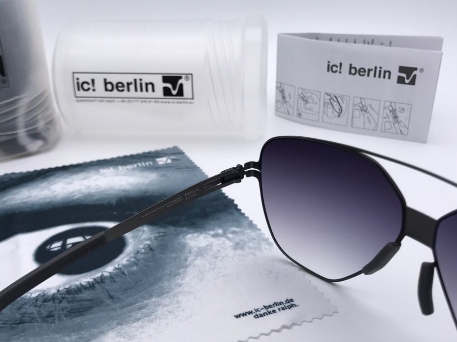 KÍNH MẮT NAM CAO CẤP IC! BERLIN HARRY S SUN SILVER - MADE IN GERMANY ( THE ORIGINAL BY IC! BERLIN )