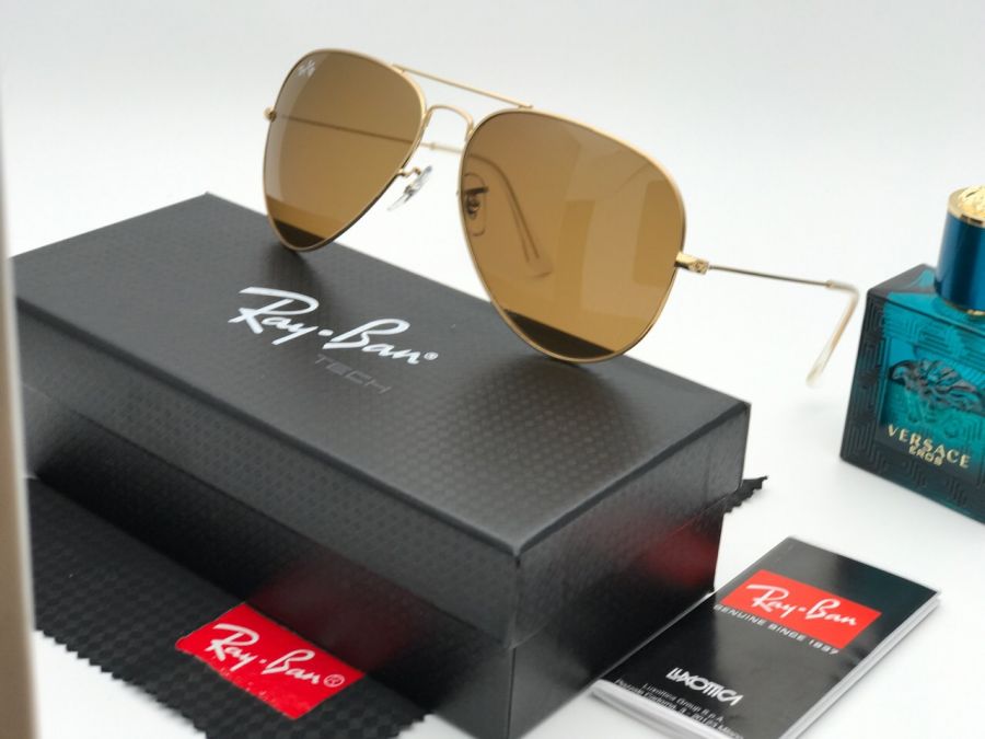 KÍNH MẮT RAYBAN AVIATOR RB3026 001/33 BROWN LENS