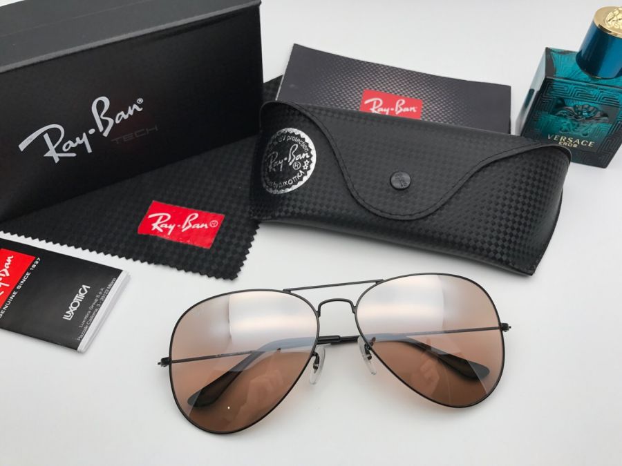 KÍNH MẮT RAYBAN AVIATOR RB3026 002/22 ROSE LENS ( Mắt đường băng 2 màu kích sáng )