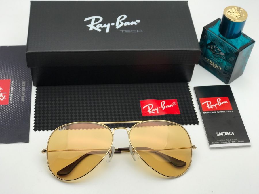 KÍNH MẮT RAYBAN AVIATOR RB3026 YELLOW LENS ( Mắt kích sáng )