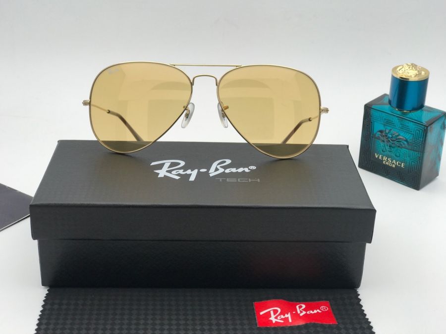 KÍNH MẮT RAYBAN AVIATOR RB3026 YELLOW LENS ( Mắt kích sáng )