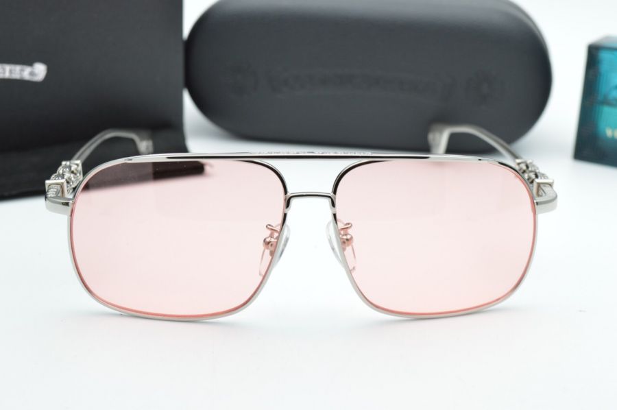 KÍNH MẮT NAM CAO CẤP CHROME HEARTS PINK LENS SS-SK