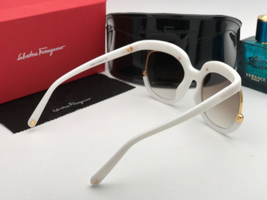 SALVATORE FERRAGAMO SF863S WHITE