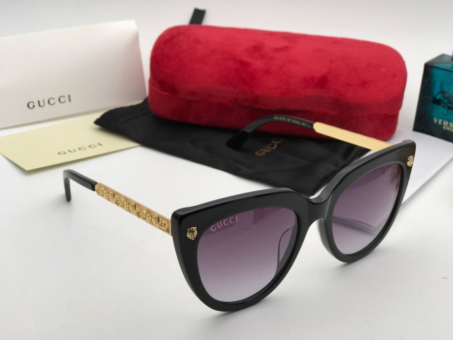 KÍNH MẮT NỮ GUCCI CAO CẤP 2018 - GUCCI CAT'S EYE GG0218 MÀU ĐEN