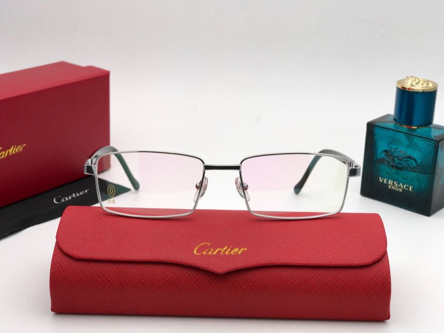 GỌNG KÍNH CẬN CARTIER TITAMIUM SILVER 23KGP - CARTIER T8200662