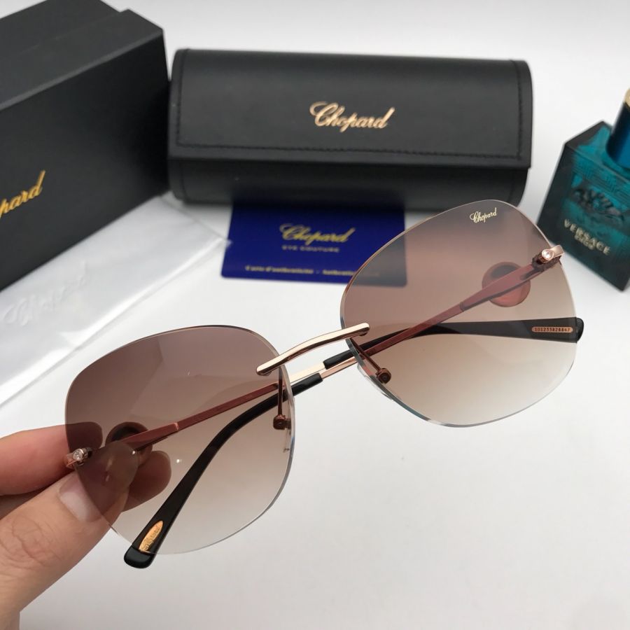 KÍNH MẮT NỮ CAO CẤP CHOPARD HOTGIRL SCHB60S GOLD BROWN