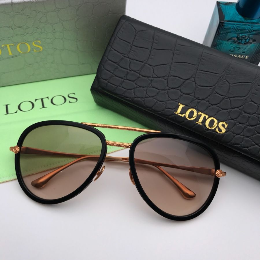 KÍNH MẮT NỮ LOTOS TITANIUM CAO CẤP - LOTOS LT16 GOLD BROWN FLODING AVIATOR