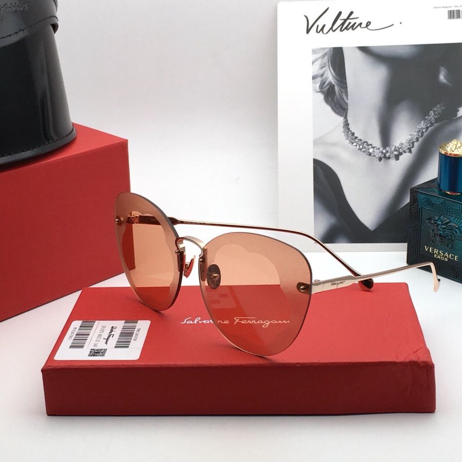 KÍNH MẮT NỮ SALVATORE FERRAGAMOR  SF178 GOLD RED BROWN
