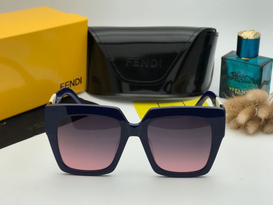 KÍNH MẮT NỮ CAO CẤP FENDI HOTGIRL OVERSIZE 2018 - FENDI FF0263/S BLUE