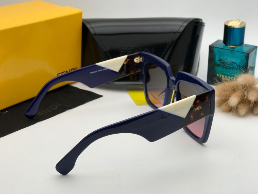 KÍNH MẮT NỮ CAO CẤP FENDI HOTGIRL OVERSIZE 2018 - FENDI FF0263/S BLUE
