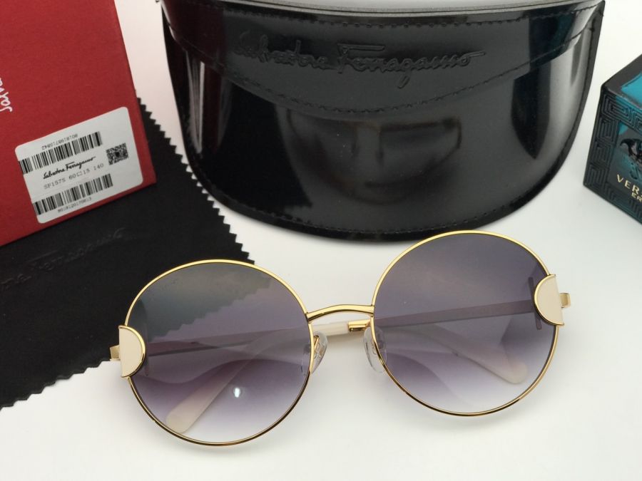 KÍNH MẮT NỮ CAO CẤP SALVATORE FERRAGAMOR SF156/S 721 GOLD WHITE