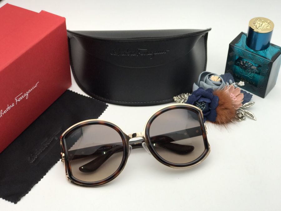 KÍNH MẮT NỮ CAO CẤP SALVATORE FERRAGAMOR SF179S GOLD BROWN