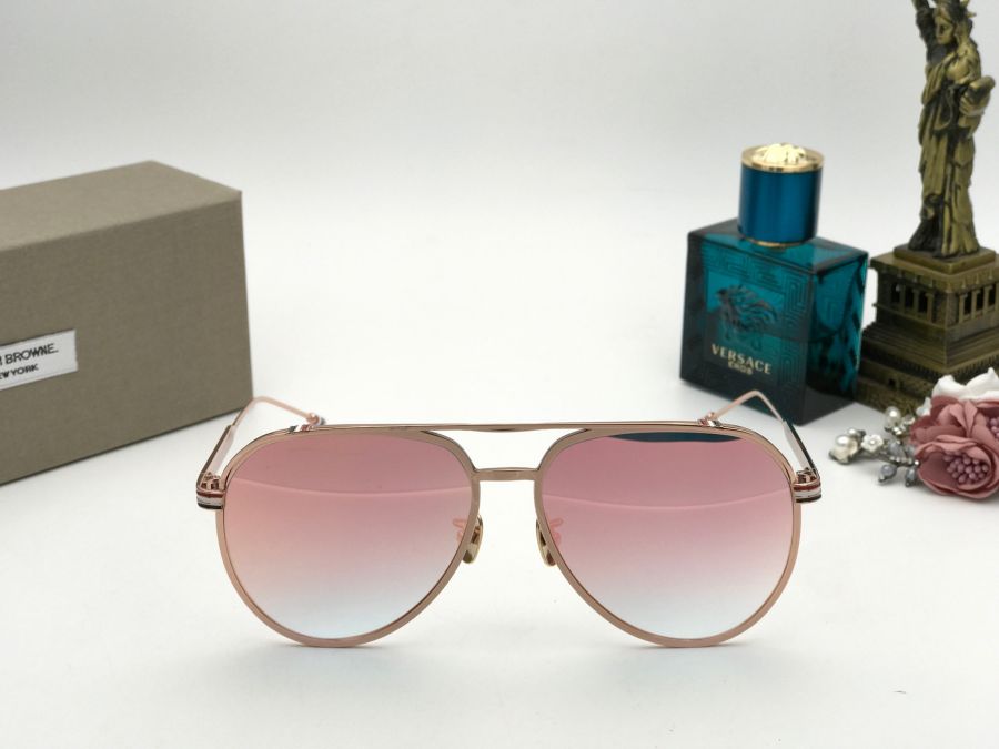 KÍNH MẮT CAO CẤP THOMBROWNE  TITANIUM TB-114A PINK LENS