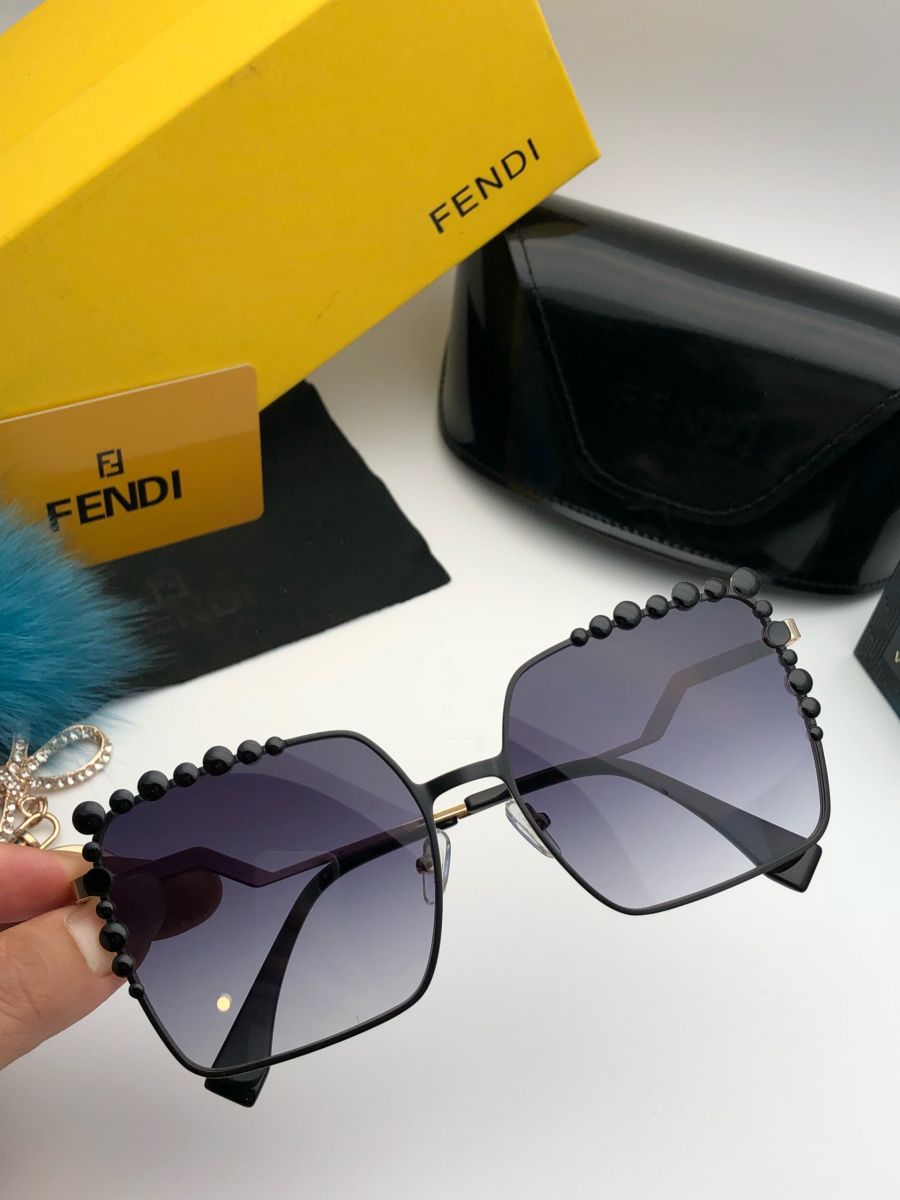 KÍNH MẮT NỮ CAO CẤP FENDI FF0051/S LIGHT GOLD BLACK