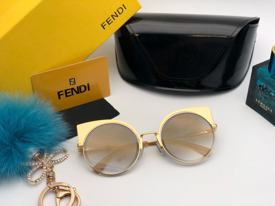 KÍNH MẮT NỮ CAO CẤP FENDI FF0177/S GOLD