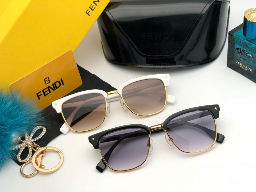 KÍNH MẮT NỮ CAO CẤP FENDI FFM0003/S BLACK AND WHITE