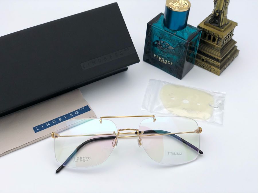 GỌNG KÍNH CẬN TITANIUM LINDBERG CAO CẤP - LINDBERG MUSCA AIR TITANIUM GOLD No.9708