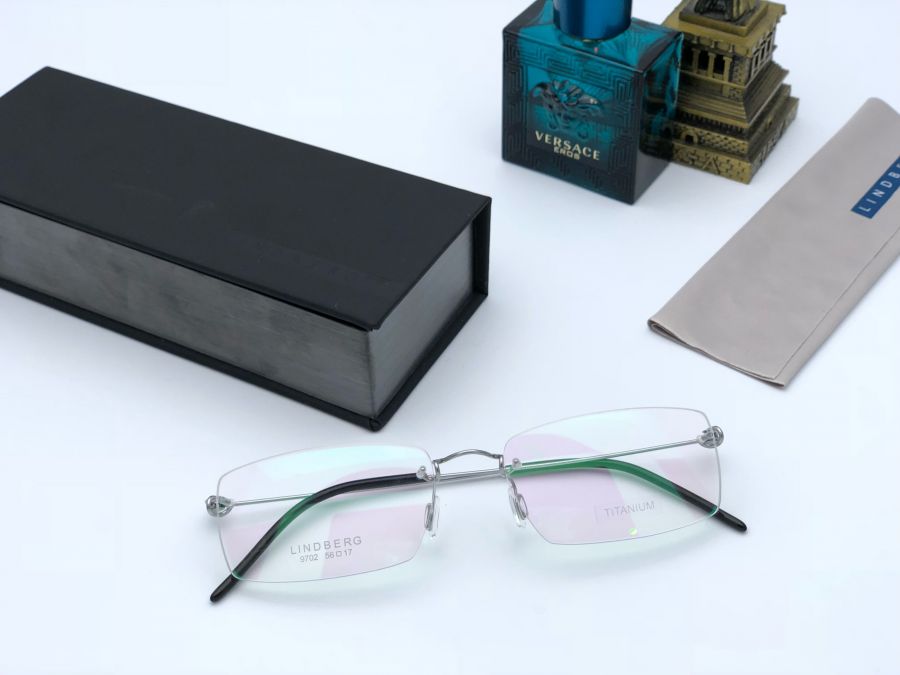 GỌNG KÍNH CẬN TITANIUM LINDBERG CAO CẤP - LINDBERG MUSCA AIR TITANIUM No.9703 GUN BLACK