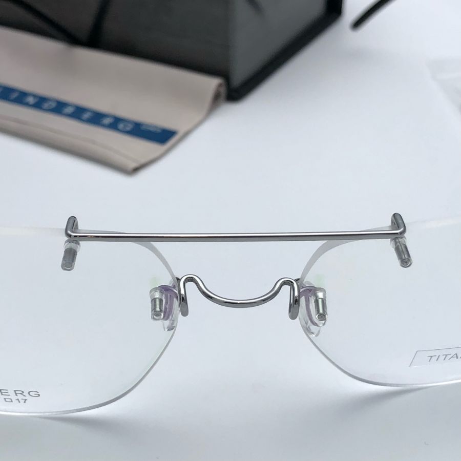 GỌNG KÍNH CẬN TITANIUM LINDBERG CAO CẤP - LINDBERG MUSCA AIR TITANIUM SILVER No.9708