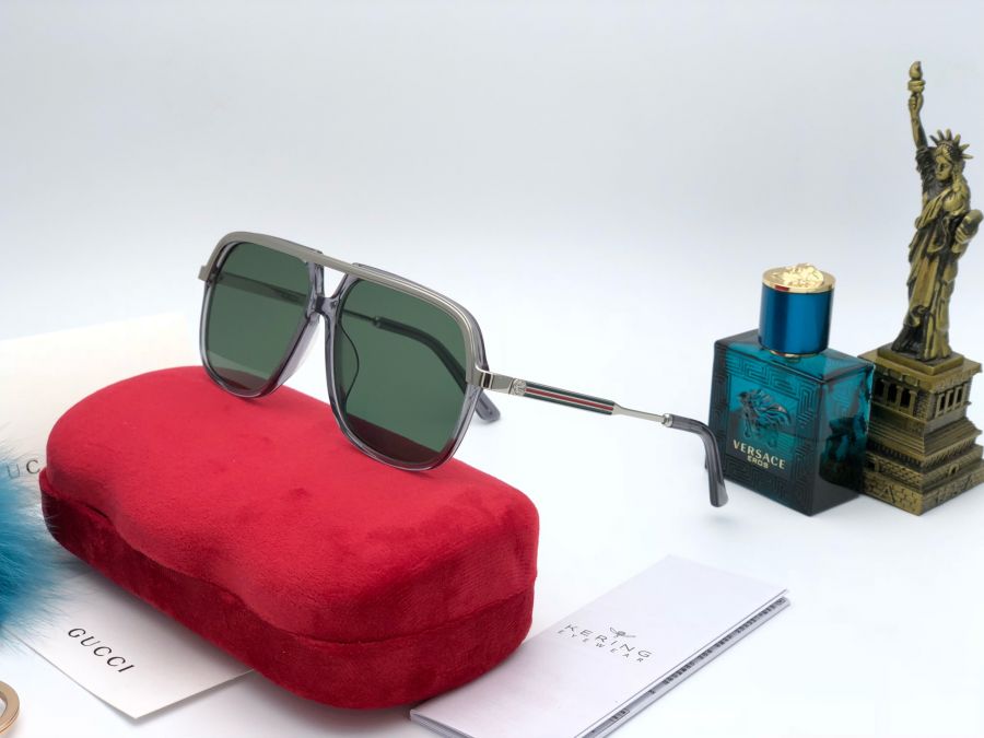 KÍNH MẮT CAO CẤP GUCCI UNISEX 2018 - GUCCI GG0200/S GREY GREENS LENS