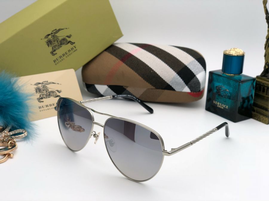 KÍNH MẮT NAM BURBERRY CAO CẤP - BURBERRY MEN B3082 SILVER LENS