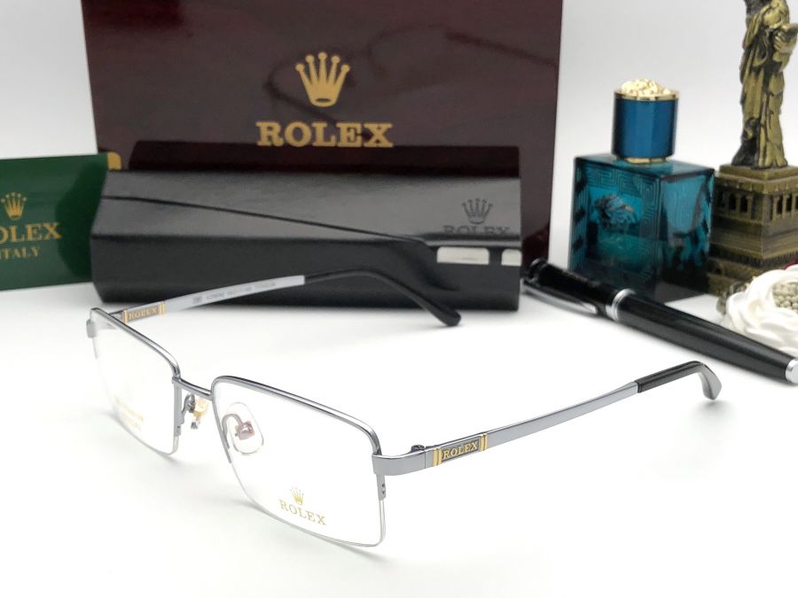 KÍNH CẬN MẠ VÀNG CAO CẤP ROLEX TITANIUM 18K - GỌNG KÍNH ROLEX K226242 TITANIUM 18K SILVER