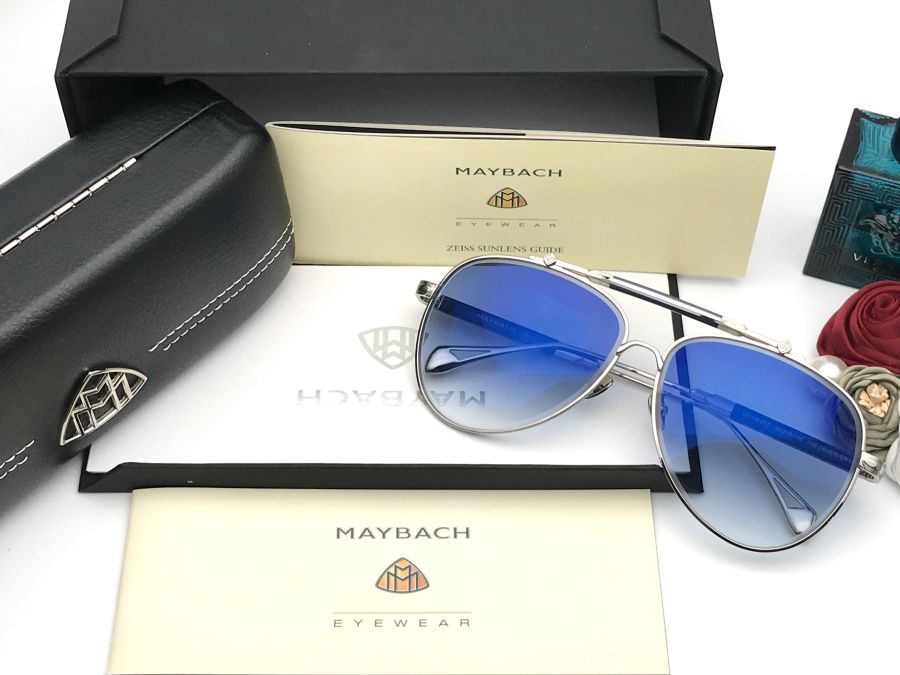 KÍNH MẮT HÀNG HIỆU MAYBACH® THE OBSERVER I - LUXURY TITANIUM GOLD LIMITED EDITION BLUE