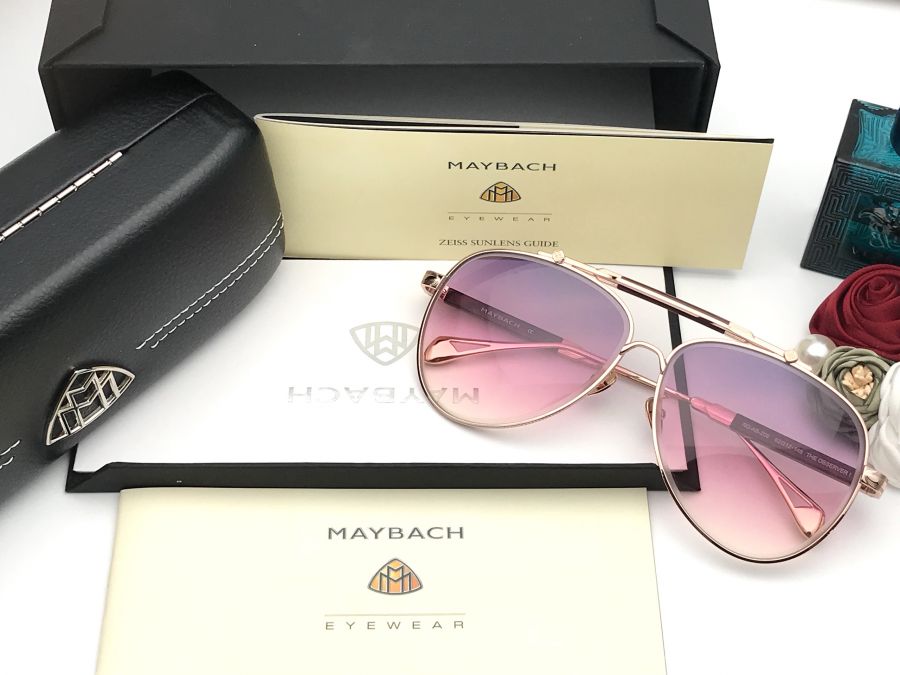 KÍNH MẮT HÀNG HIỆU MAYBACH® THE OBSERVER I - LUXURY TITANIUM GOLD LIMITED EDITION PINK