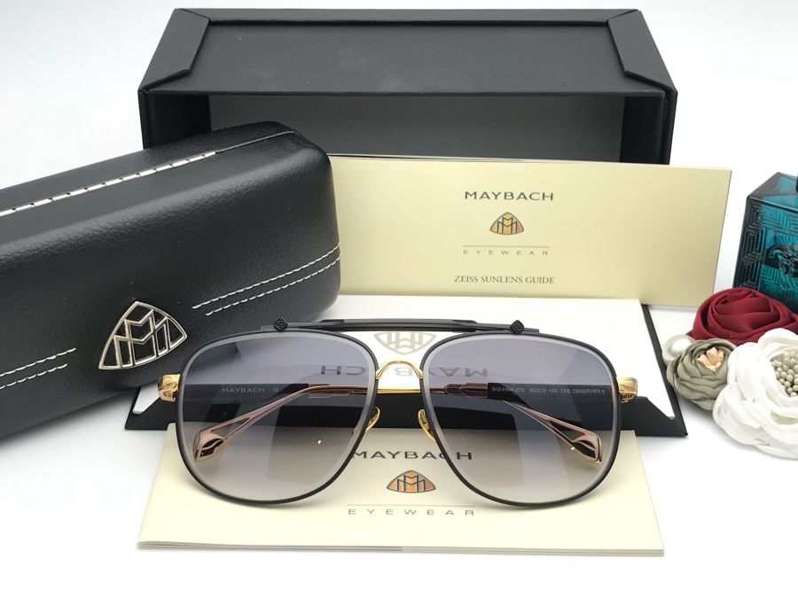 KÍNH MẮT HÀNG HIỆU MAYBACH® THE OBSERVER II - LUXURY TITANIUM GOLD LIMITED EDITION BLACK