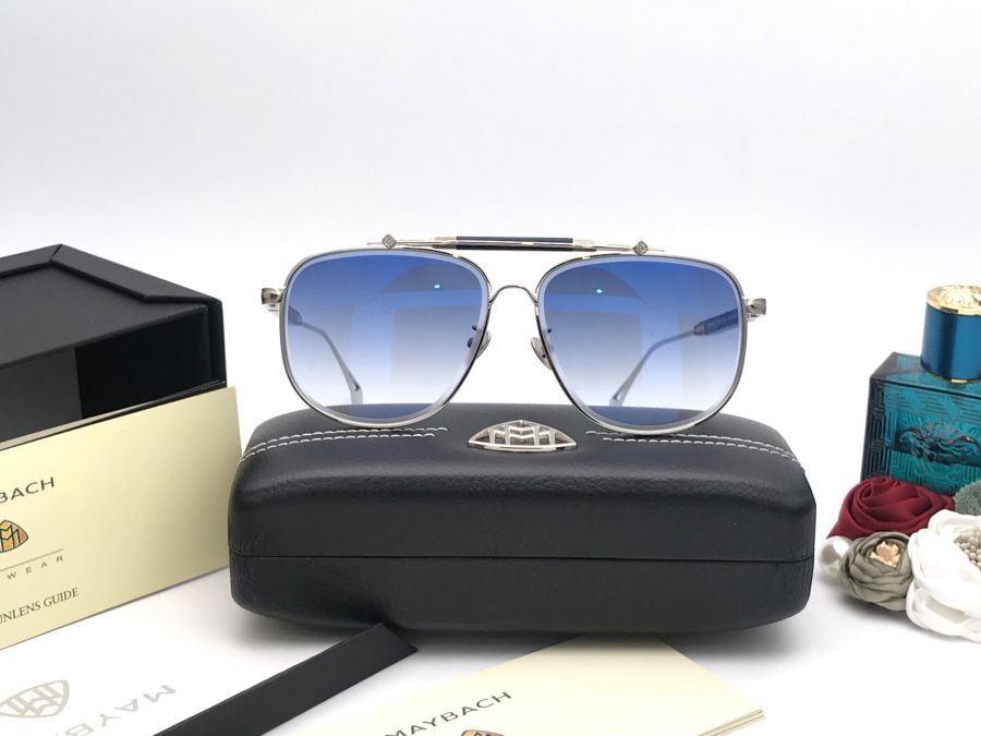 KÍNH MẮT HÀNG HIỆU MAYBACH® THE OBSERVER II - LUXURY TITANIUM GOLD LIMITED EDITION BLUE