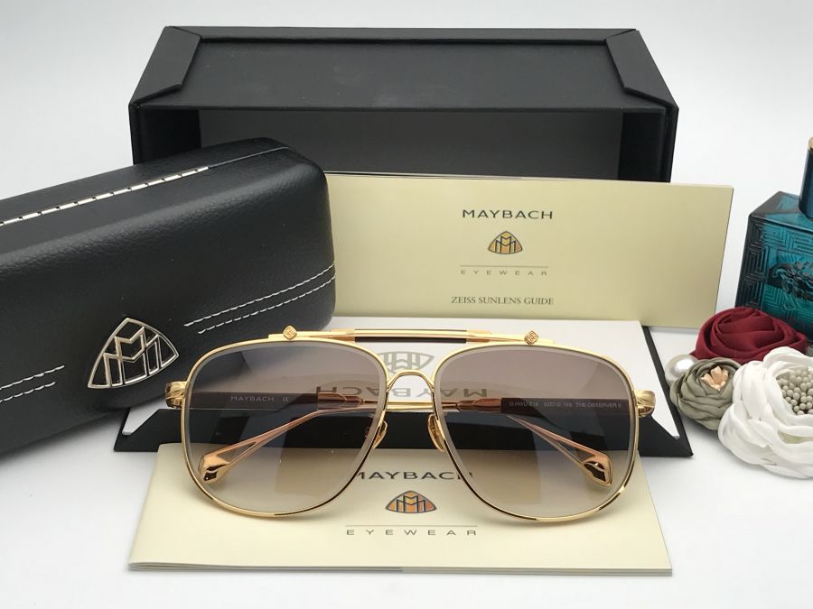 KÍNH MẮT HÀNG HIỆU MAYBACH® THE OBSERVER II - LUXURY TITANIUM GOLD LIMITED EDITION BROWN