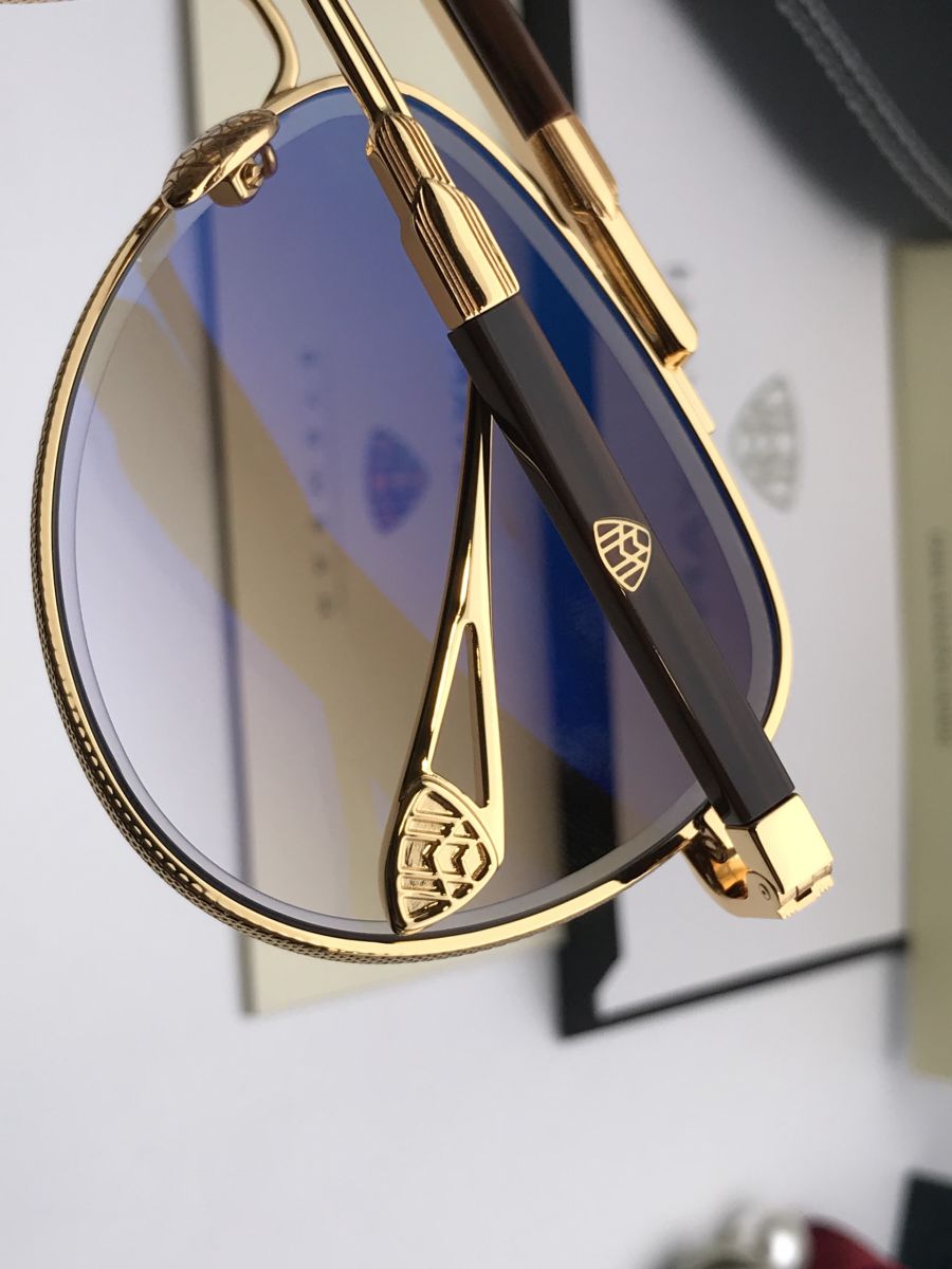 KÍNH MẮT HÀNG HIỆU MAYBACH® THE OBSERVER I - LUXURY TITANIUM GOLD LIMITED EDITION BROWN