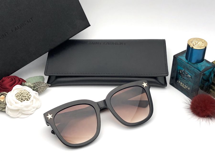 KÍNH MẮT NAM NỮ CAO CẤP - SAINTLAURENT SL166 BLACK BROWN