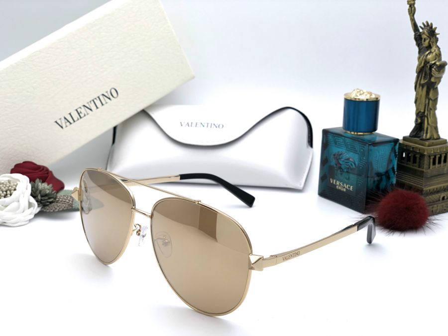 KÍNH MẮT NỮ CAO CẤP VALENTINO V117SA GOLD MIRROR