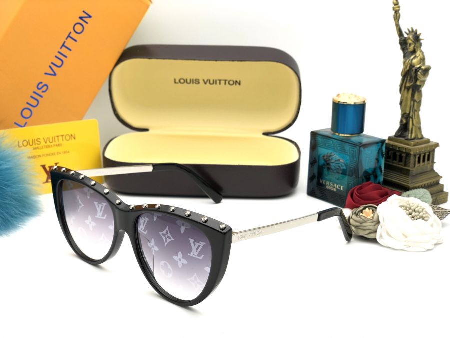 KÍNH MẮT NỮ CAO CẤP - LOUIS VUITTON Z1036W MÀU ĐEN MẮT HOA VĂN