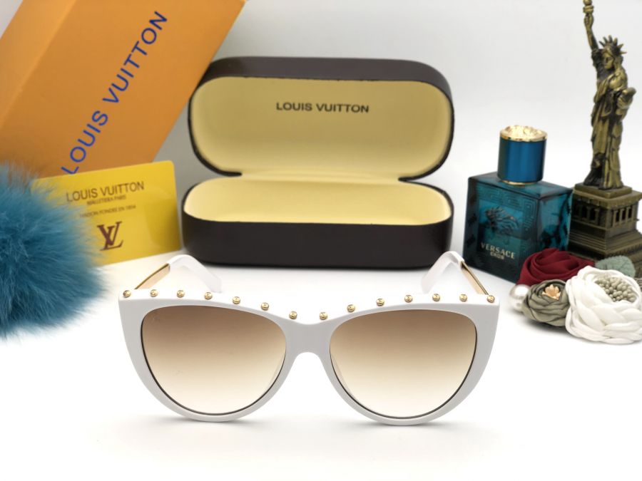 KÍNH MẮT NỮ CAO CẤP - LOUIS VUITTON Z1036W MÀU TRẮNG MẮT NÂU