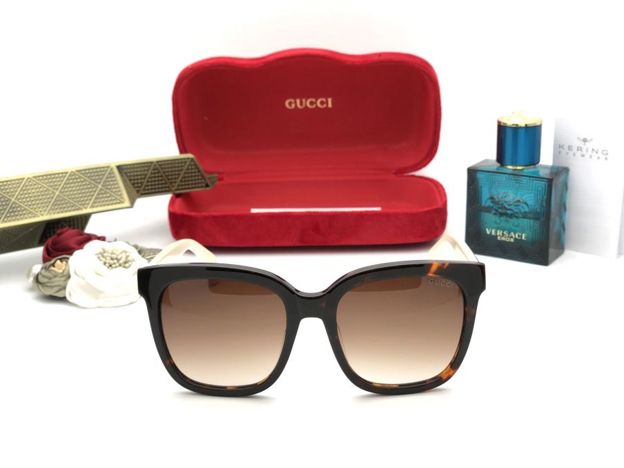 KÍNH MẮT CAO CẤP GUCCI - GG0461 MÀU ĐỒI MỒI