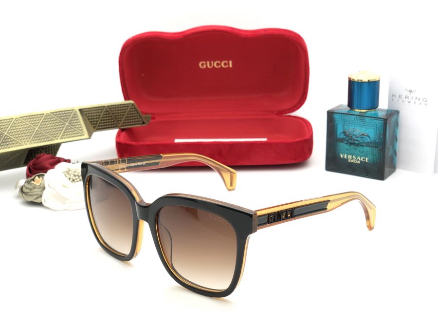 KÍNH MẮT CAO CẤP GUCCI - GG0461 MÀU NÂU ĐEN