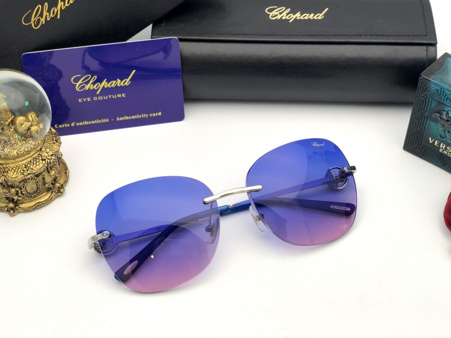 KÍNH MẮT NỮ THỜI TRANG CAO CẤP- CHOPARD SCHB22S MÀU XANH TÍM