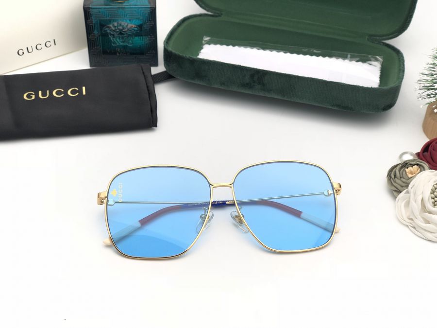 KÍNH MẮT HOTGIRL CAO CẤP GUCCI - GG0394SK BLUE