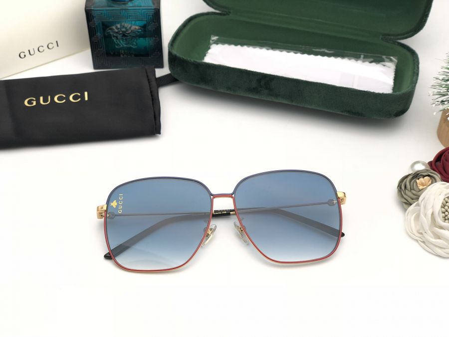 KÍNH MẮT HOTGIRL CAO CẤP GUCCI - GG0394SK RED BLUE