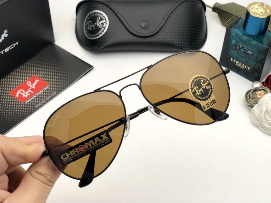 KÍNH MẮT NAM CAO CẤP RAYBAN - CHROMAX USA BLACK