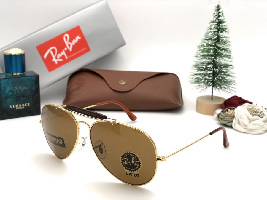 KÍNH MẮT NAM CAO CẤP RAYBAN 3 CẦU CHROMAX - RAYBAN MADE IN USA CHROMAX