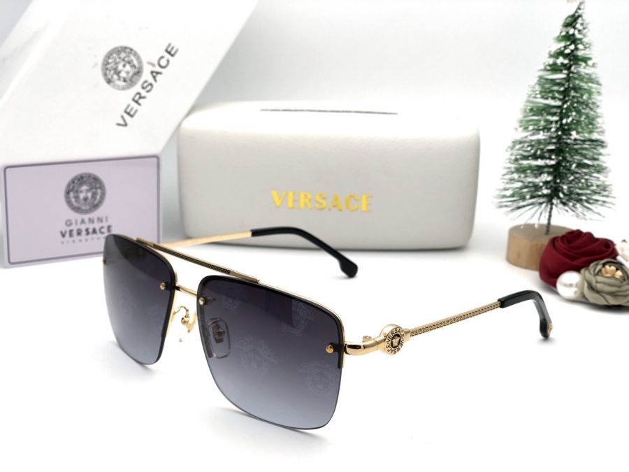 KÍNH MẮT UNISEX CAO CẤP VERSACE - VE2196 GOLD BLACk