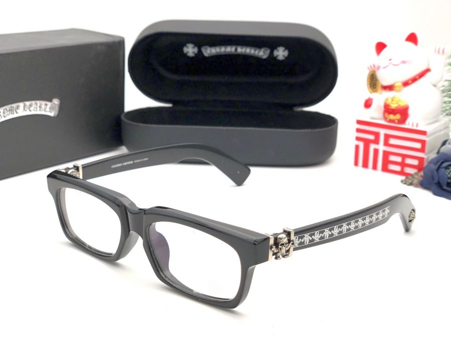 GỌNG KÍNH CẬN CAO CẤP CHROME HEARTS FOTI.H.T BONE SILVER BLACK