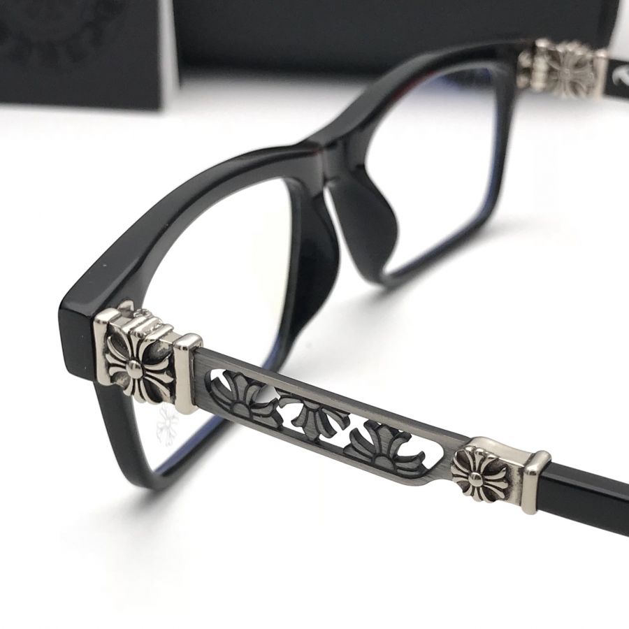 GỌNG KÍNH CẬN CAO CẤP CHROME HEARTS PENETRANUS-I 925 SILVER BLACK