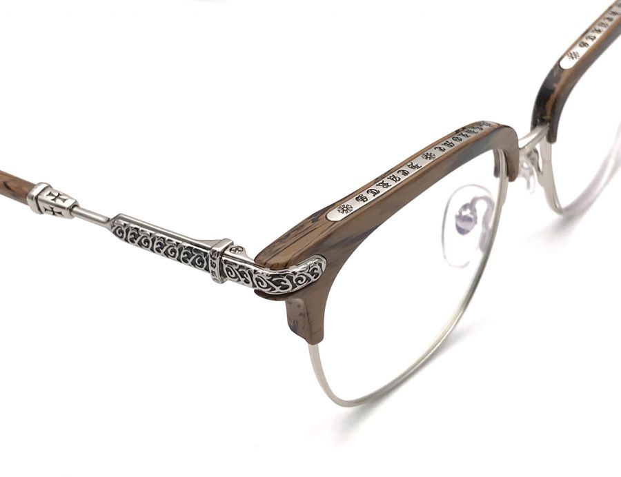 GỌNG KÍNH CẬN CAO CẤP CHROME HEARTS VERTICAL II - SILVER IN THE WOOD