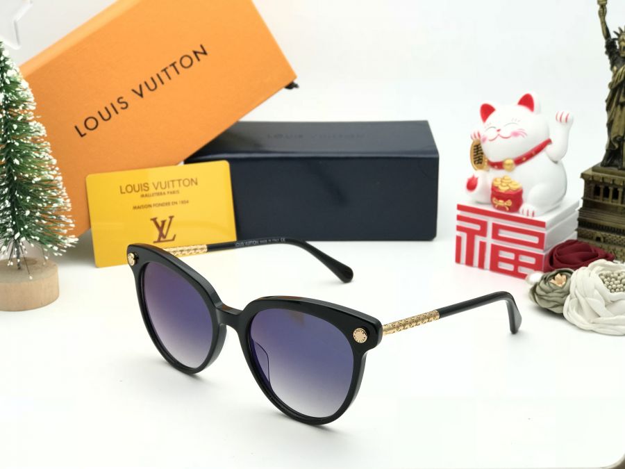 KÍNH MẮT LOUIS VUITTON HOT 2019 - LV8116 BLACK BLUE LENS